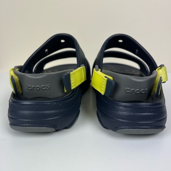 Crocs | Unisex All Terrain Sandal Navy Yellow | 6 - Picture 6 of 9
